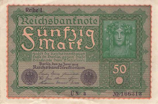 50 Mark 1919 r.62a UN